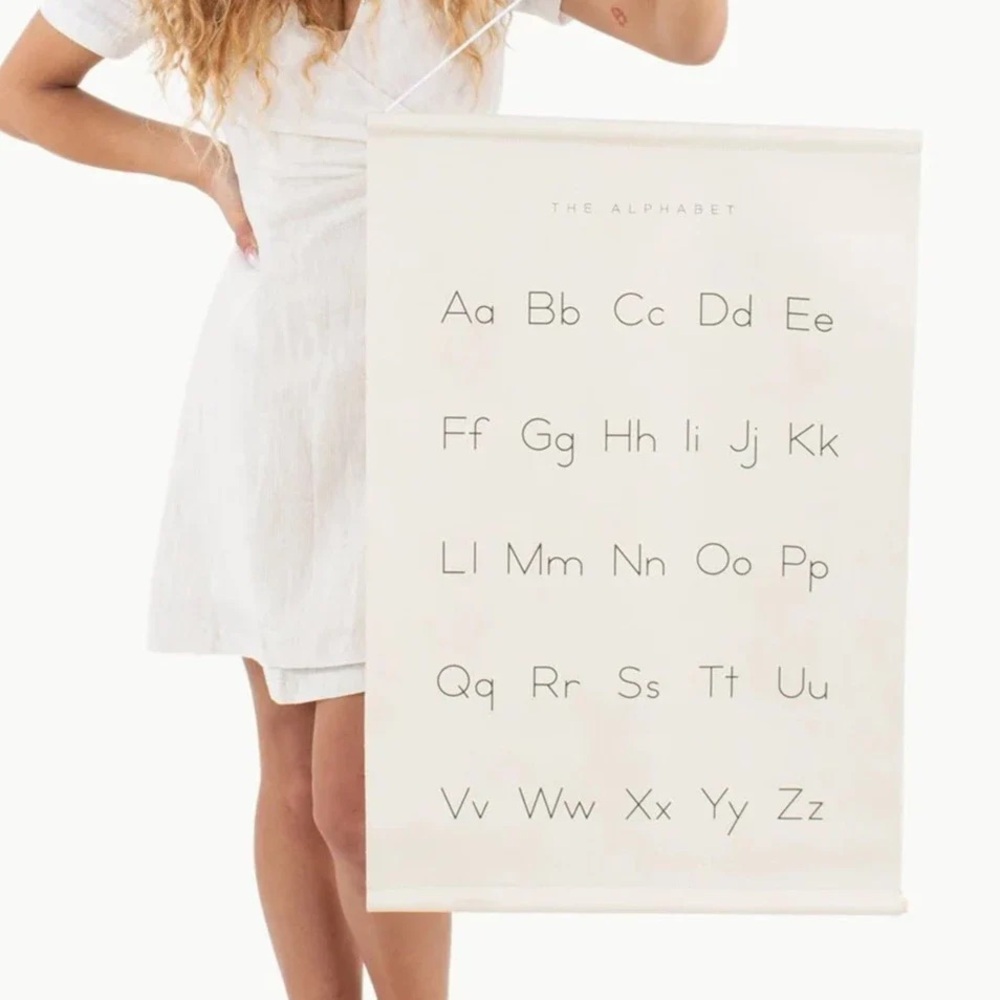 Gathre Alphabet leather Tapestry